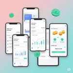 Berbagai smartphone menampilkan aplikasi pencatat keuangan terbaik untuk pengelolaan uang.